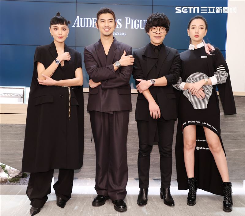 李函、陳柏霖、盧廣仲、吳卓源出席手錶活動。（記者邱榮吉/攝影）