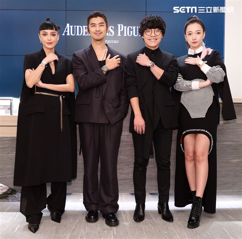 李函、陳柏霖、盧廣仲、吳卓源出席手錶活動。（記者邱榮吉/攝影）