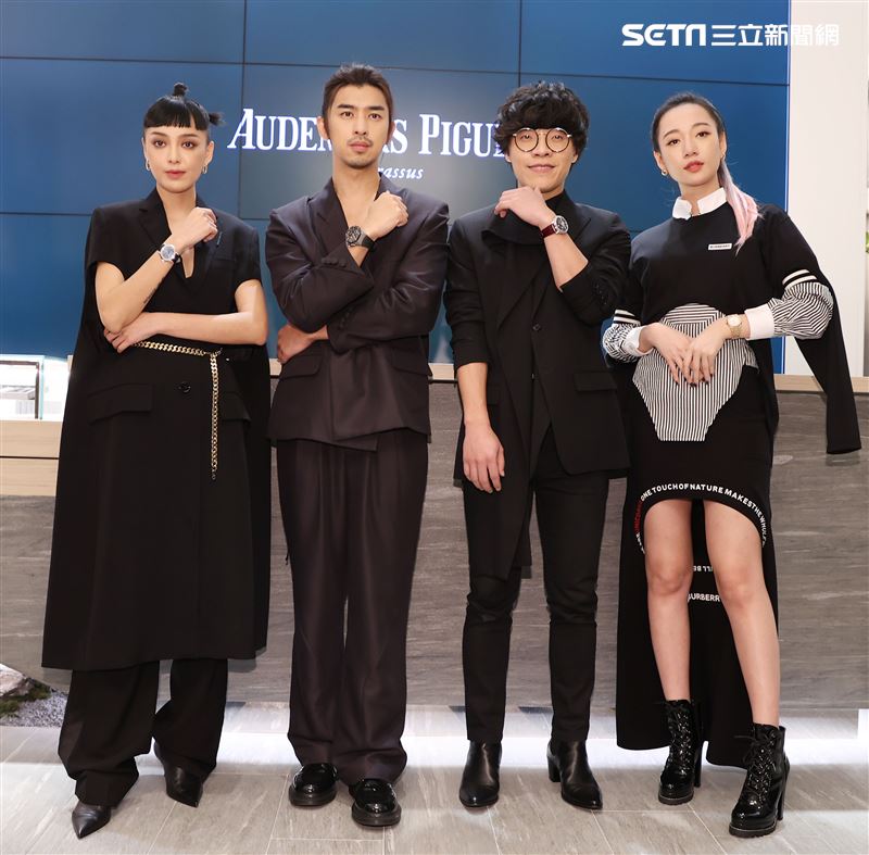 李函、陳柏霖、盧廣仲、吳卓源出席手錶活動。（記者邱榮吉/攝影）