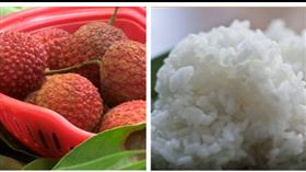 荔枝　白飯　（組合圖／資料畫面）