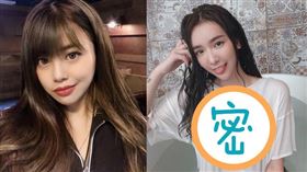 林吟蔚擁新師妹原來是Kimi張雅涵（右）。（圖／翻攝自林吟蔚IG）