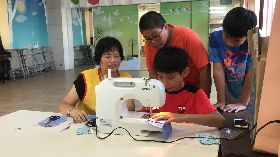 物盡其用　元長國小把口罩套變布口罩（