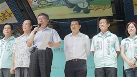 柯文哲,吳益政（吳益政競選團隊提供）