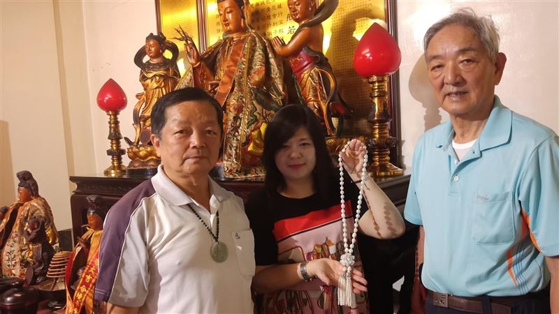 台東天后宮遭竊　50萬珍珠鍊剩2顆