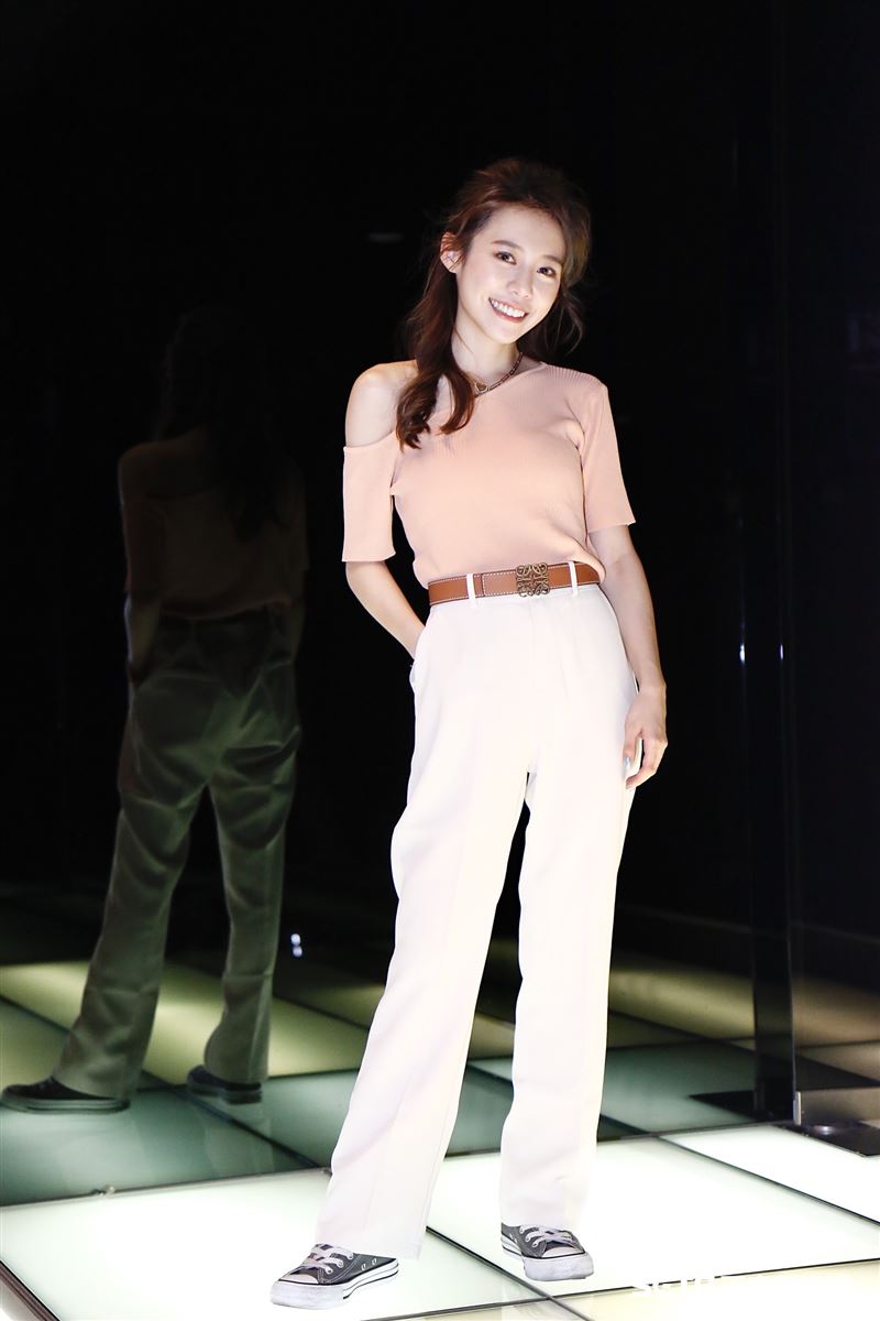 紀卜心接受《三立新聞網》專訪。（圖／記者林聖凱攝影）