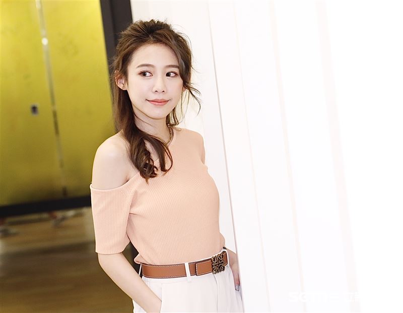 紀卜心接受《三立新聞網》專訪。（圖／記者林聖凱攝影）