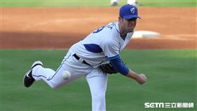 ▲富邦悍將先發投手羅力。（圖／記者劉彥池攝影）