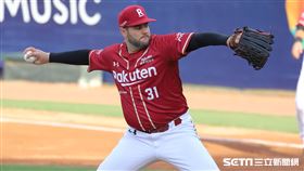 ▲樂天桃猿先發投手威拉諾。（圖／記者劉彥池攝影）