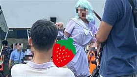 PF32,花博公園,Coser,下體,內褲（圖／翻攝自爆廢公社）