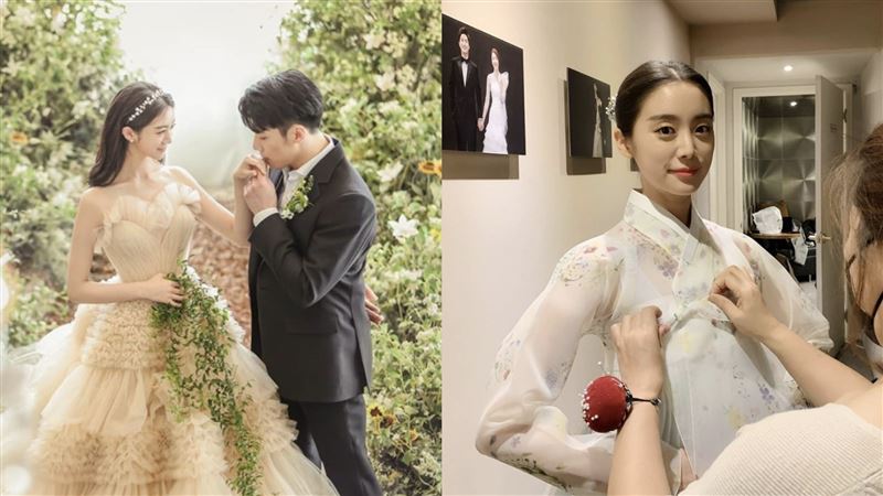 女團WG成員惠林嫁了　絕美婚紗曝光