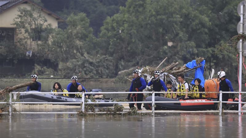 大雨狂淹熊本…災民排SOS畫面曝光