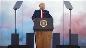 美國總統川普。（圖／美聯社／達志影像）