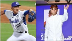 ▲富邦悍將投手王尉永、統一獅張偉聖。（圖／記者劉彥池攝影、資料照）