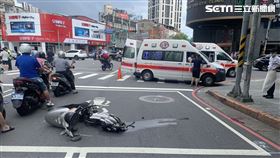 車禍,無呼吸,急救,板橋,翻攝畫面