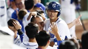 ▲富邦悍將林哲瑄、蔣智賢。（圖／記者林聖凱攝影）