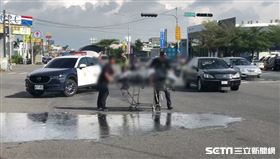 彰化槽車輾斃7旬婦人／翻攝畫面