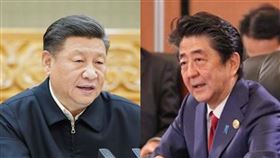 中國國家主席習近平、日本首相安倍晉三（組合圖／翻攝自新華網、推特）