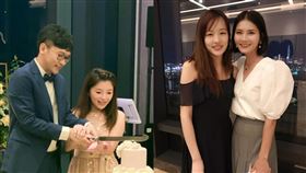 張嘉郡低調結婚。（圖／翻攝自陳璧君臉書）