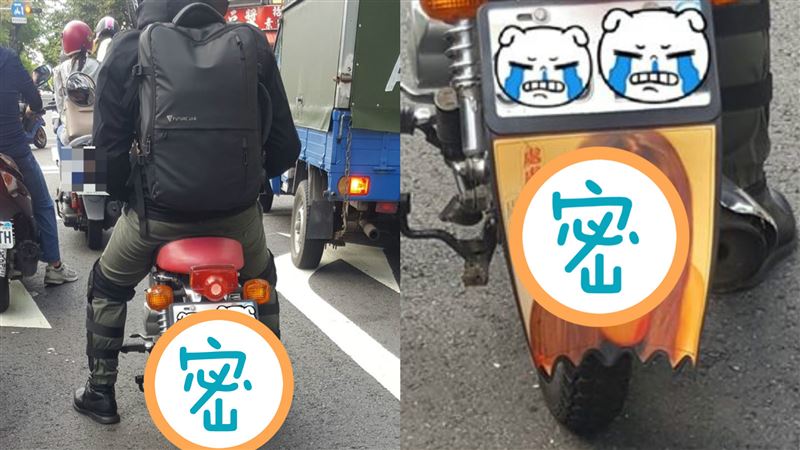 騎車被女神看羞爆！網驚：時代的眼淚
