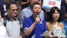 行政院當競選總部,民進黨補選國家隊再現,記者會,國民黨（圖／記者林恩如攝影）