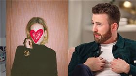  美國隊長,Chris Evans,灰姑娘,Lily James,約會　圖／翻攝自Instagram