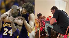 暖心大叔！賈索探望柯比遺孀＋3愛女
NBA,洛杉磯湖人,Kobe Bryant,Pau Gasol
翻攝自推特