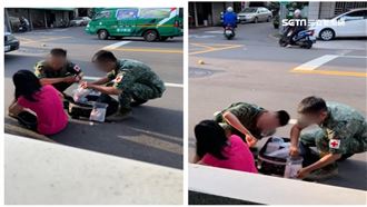 貨車撞女肇逃！「醫務兵」停車救援