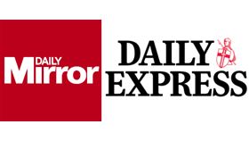 英2大媒體「鏡報、快報」將裁員550人（圖／翻攝自鏡報、快報官網）