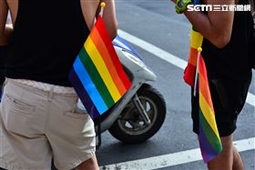 同志遊行/同性戀/男同志/彩虹旗/同婚/婚姻平權(記者陳弋攝影)