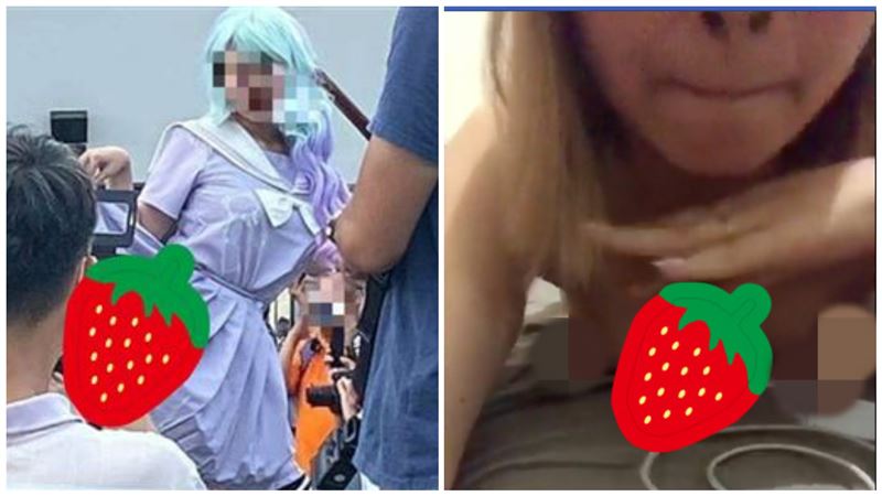 掀裙女「奶放床」：和政治人物聯絡了