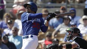 ▲道奇外野手貝茲（Mookie Betts）。（圖／美聯社／達志影像）