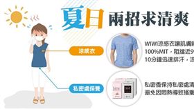 業者提供兩招在夏天涼感不悶熱。（圖／業者提供）