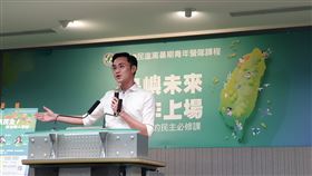 民進黨青年部主任蔡沐霖（圖／記者黎冠志攝影）