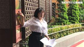 ▲蔡玉真赴台北地檢署，針對大同公司6月30日的股東會亂象，對林郭文艷等3人，提告違反證券交易法特別背信罪。（圖／記者楊佩琪攝）