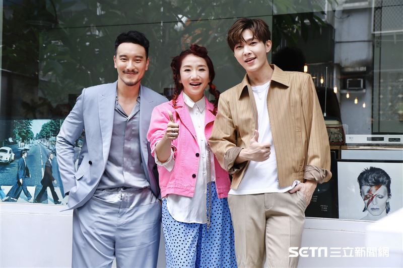 陶晶瑩主持網路節目《陶口秀》首集來賓王陽明、炎亞綸 。（圖／記者林聖凱攝影）