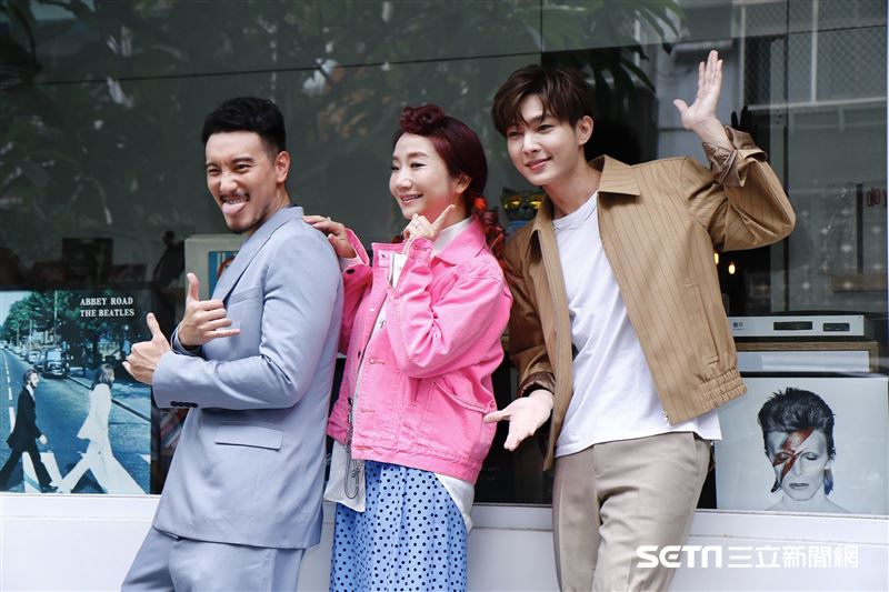陶晶瑩主持網路節目《陶口秀》首集來賓王陽明、炎亞綸 。（圖／記者林聖凱攝影）