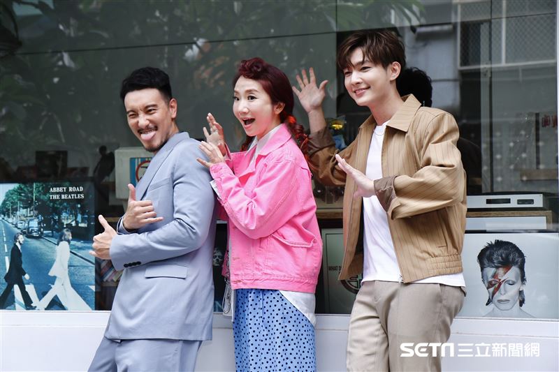 陶晶瑩主持網路節目《陶口秀》首集來賓王陽明、炎亞綸 。（圖／記者林聖凱攝影）