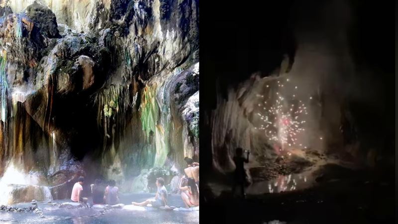 最美野溪遭民眾放煙火狂歡　全場氣炸