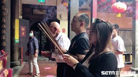 單身8年媽祖賜婚／記者張雅筑攝