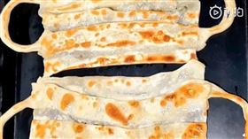 武漢肺炎,印度,口罩,煎餅,防疫,美食（圖／翻攝自秒拍）