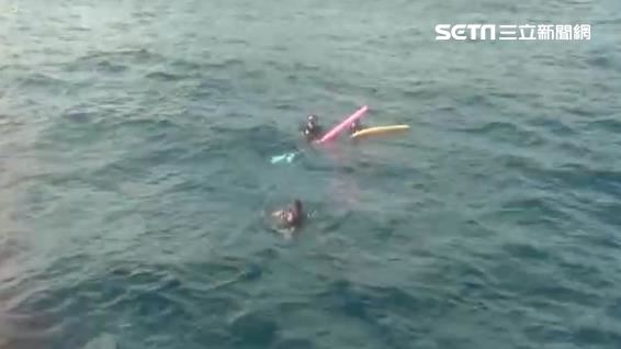 屏東3潛客體力不支　海巡署派艇救援