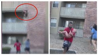 火狂燒！媽臨死將兒丟下樓　他秒暴衝