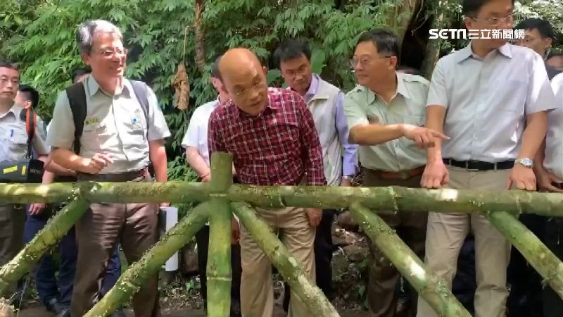 山友滑倒林道封四年　蘇貞昌登山驗收