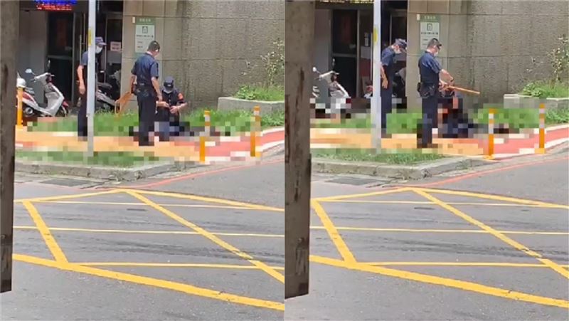 58歲男持刀狂揮　金山3警驚險制伏