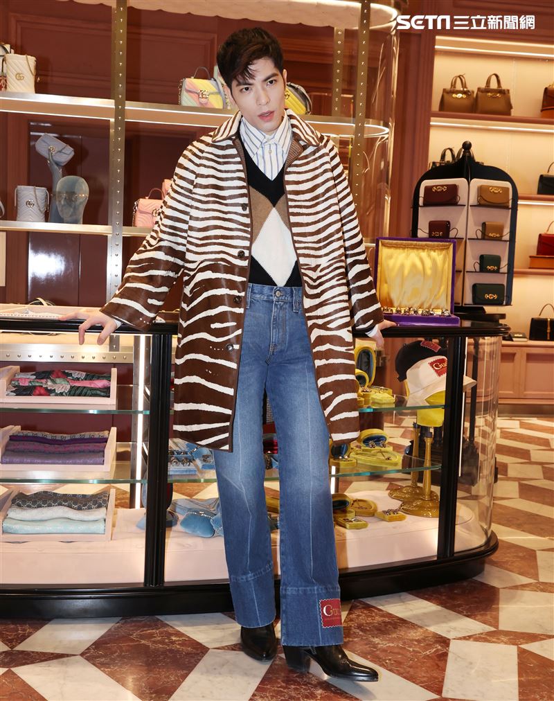 蕭敬騰出席 GUCCI SOGO全新概念店開幕。（記者邱榮吉/攝影）