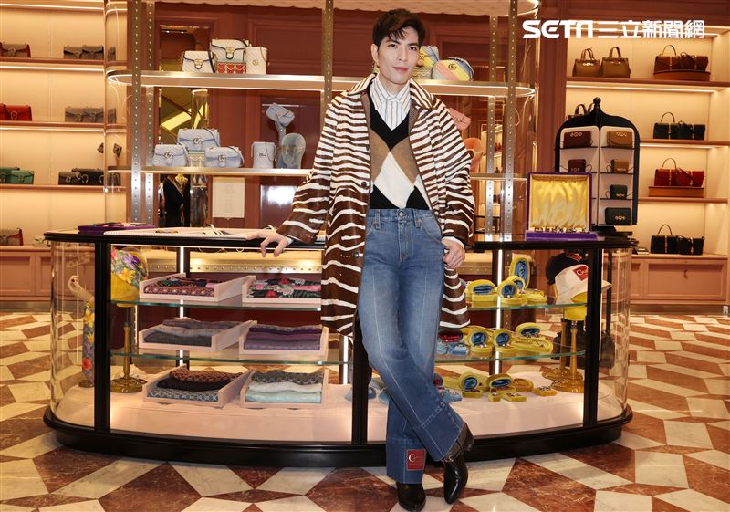 蕭敬騰出席 GUCCI SOGO全新概念店開幕。（記者邱榮吉/攝影）