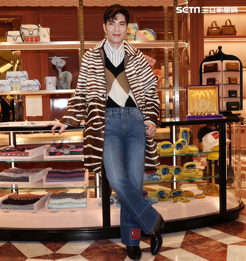蕭敬騰出席 GUCCI SOGO全新概念店開幕。（記者邱榮吉/攝影）