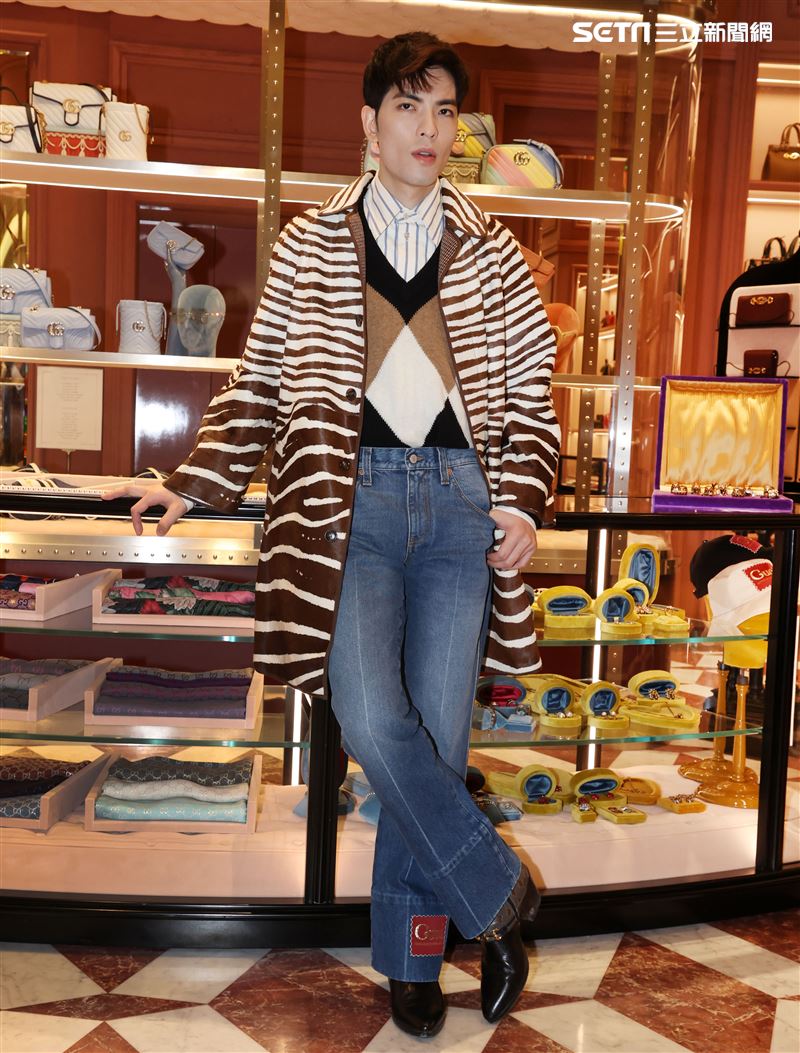 蕭敬騰出席 GUCCI SOGO全新概念店開幕。（記者邱榮吉/攝影）