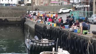 竹筴魚炸水花　釣客湧草里漁港卡位
