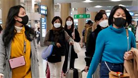 南韓,武漢肺炎,冠狀病毒,口罩,感冒,新冠肺炎。（圖／路透社／達志影像）